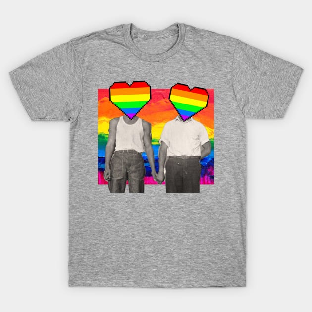 Vintage gay pride couple T-Shirt by reesea